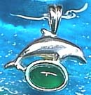 Matey Sea Animals Silver Small Dolphin Pendant Menow