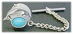 Matey Mrine Silver Dolphin Tai Tack December Birthston Turquoise